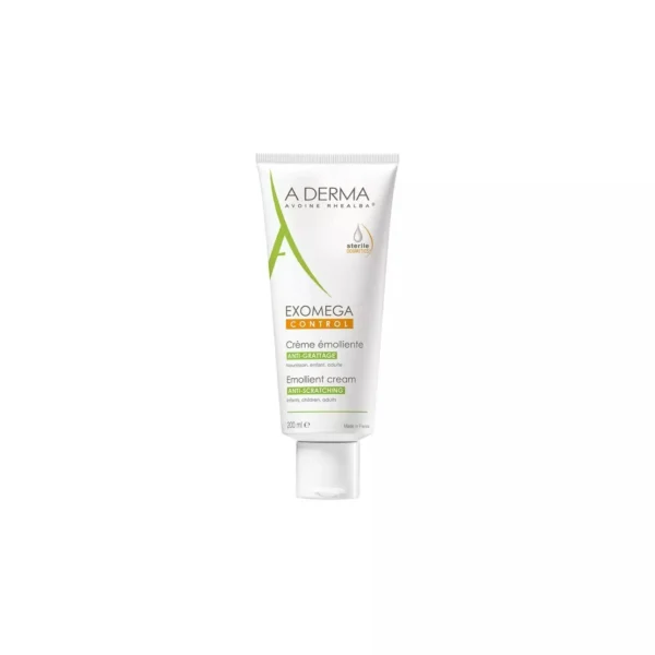 A-Derma Exomega Control Crème Émolliente Anti-Grattage Peaux Sèches à Tendance Atopique 200 ml