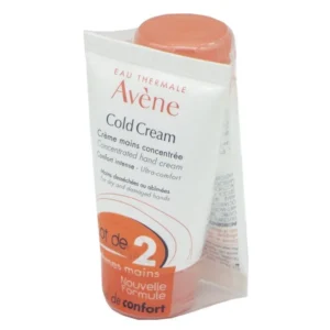 Avène Cold Cream Crème Mains Concentrée Nourrissante Lot de 2 x 50 ml