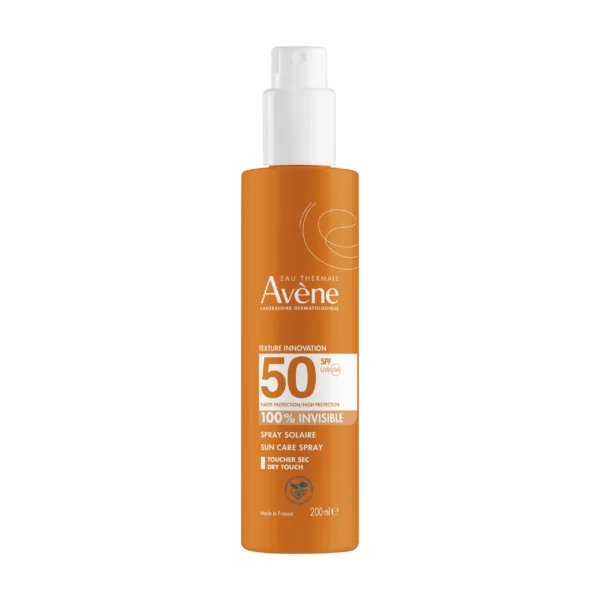 Avène Solaire Spray SPF50 Très Haute Protection Sans Effet Blanc 200 ml