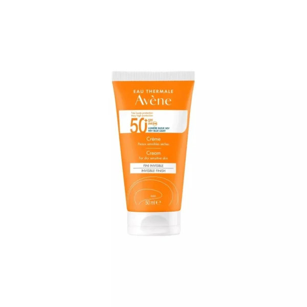 Avène Solaire Crème SPF50+ Très Haute Protection Peaux Sensibles Sèches 50 ml