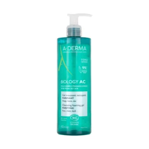 A-Derma Biology AC Gel Moussant Nettoyant Purifiant 400 ml