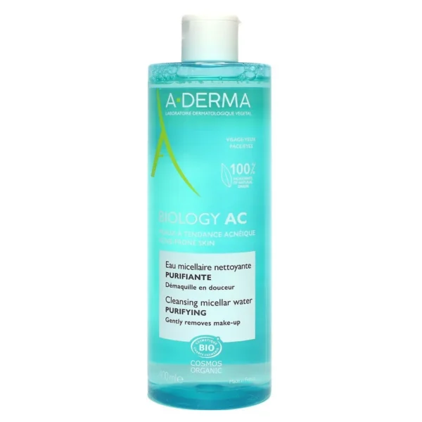 A-Derma Biology AC Eau Micellaire Nettoyante Purifiante 400 ml