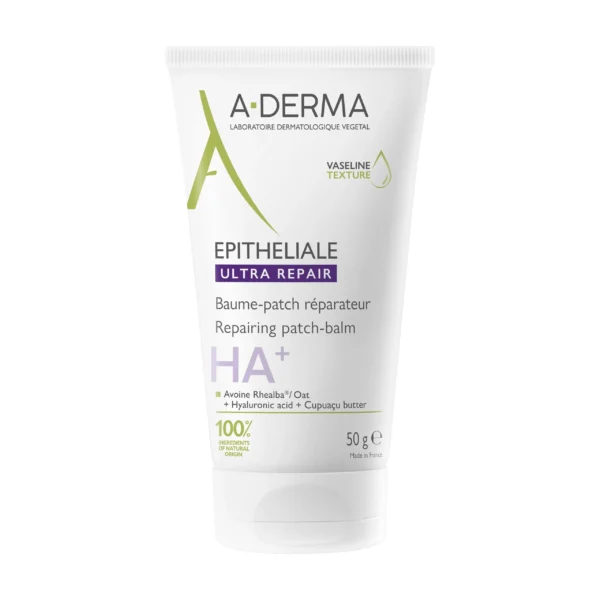 A-Derma Epitheliale A.H Ultra Balm Baume-Patch Réparateur Craquelures Crevasses Fissures Vaseline Active 100 % Naturelle 50 g