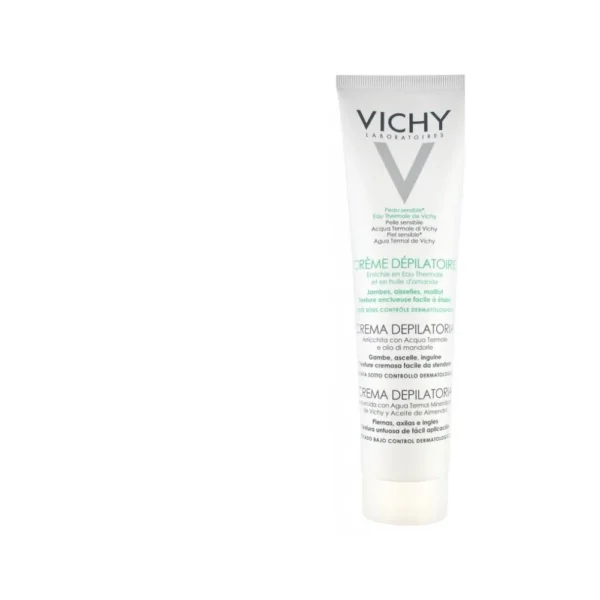 Vichy Crème Dépilatoire Dermo-Tolérance Peaux Sensibles Eau Thermale Huile d'Amande 150 ml