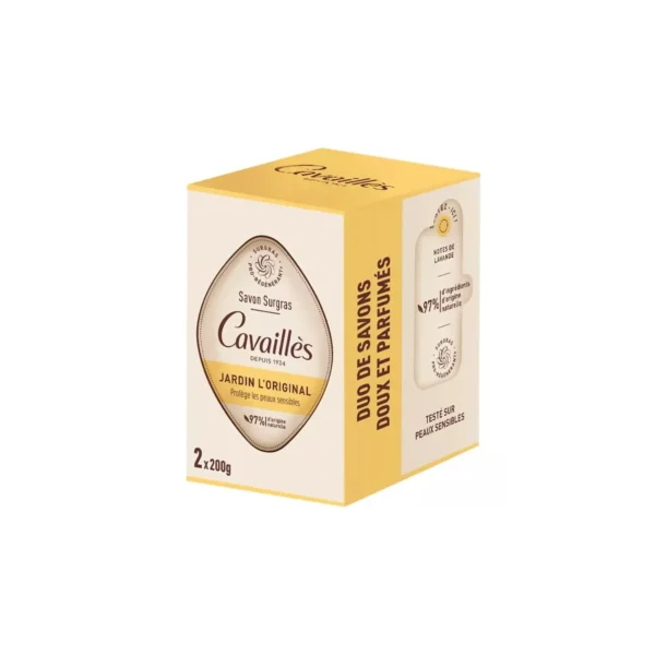 Rogé Cavaillès Savon Surgras Jardin l'Original Lot de 2 x 200 g