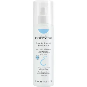 Embryolisse Eau de Beauté Rosamelis Tonique aux 4 Fleurs Sans Alcool 200 ml