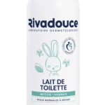 Rivadouce Bébé Lait de Toilette Bio Sans Rinçage Fleur de Lotus Cosmos Organic 99 % Naturel 500 ml