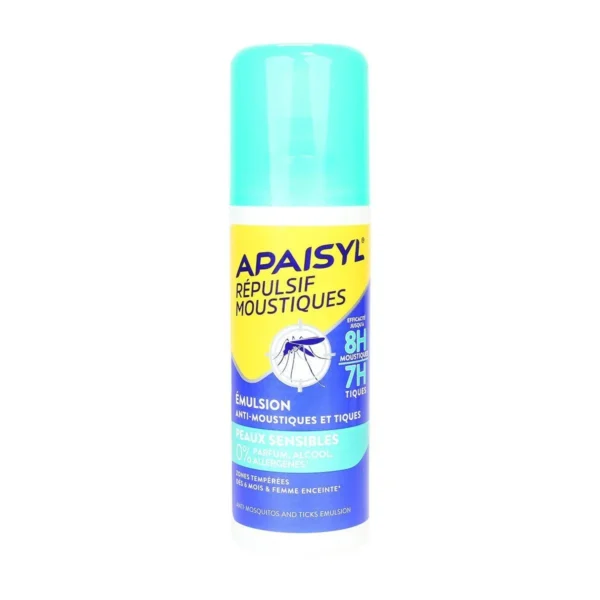 Apaisyl Répulsif Moustiques Émulsion Peaux Sensibles 90 ml