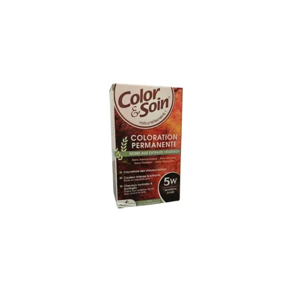 Les 3 Chênes Color & Soin Coloration Permanente 5W Marron Doré