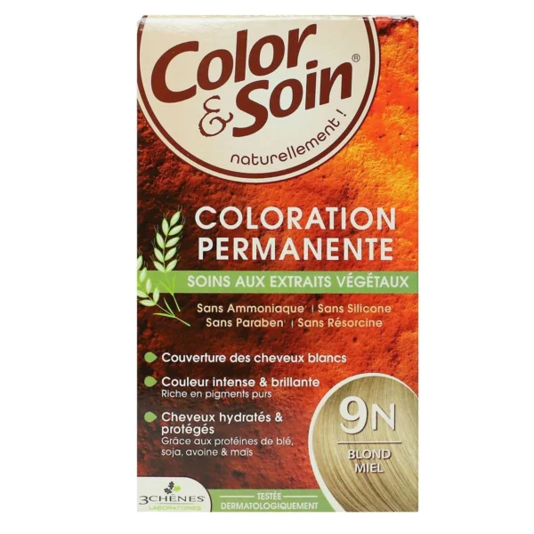 Les 3 Chênes Color & Soin Coloration Permanente 9N Blond Miel