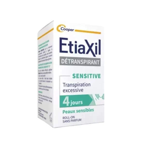 Etiaxil Détranspirant Aisselles Peaux Sensibles Bille Transpiration Excessive 15 ml