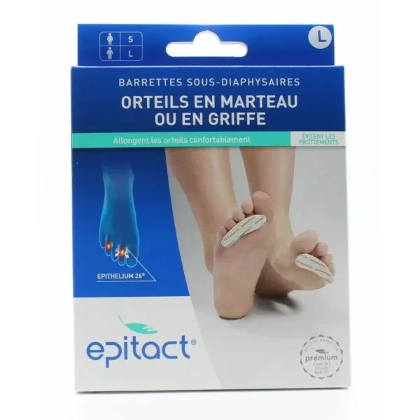 Epitact Barrette Sous-Diaphysaire Homme la Paire