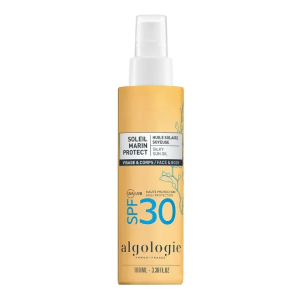 Algologie Soleil Marin Protect Huile Solaire Soyeuse SPF30 100 ml