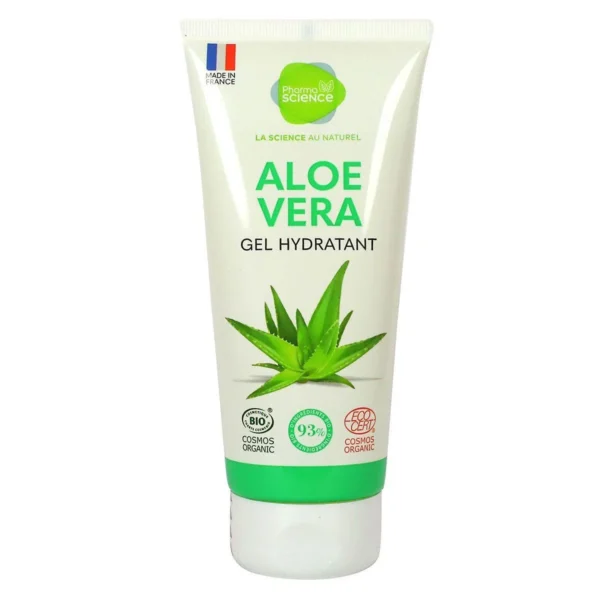 Pharmascience Gel Hydratant Aloe Vera Bio Visage et Corps Toute la Famille 200 ml