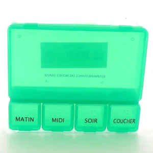 Estipharm Pilulier Journalier Rectangle 4 Prises Marquage Braille