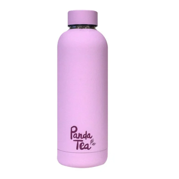 Panda Tea Urban Bottle Bouteille Isotherme Inox Purple Thé et Infusion Chaud 12 h Froid 24 h 500 ml
