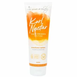 Les Secrets de Loly Kurl Nectar Leave-In Hair Primer Embellisseur Capillaire Aloe Vera Miel Anti-Frisottis 250 ml