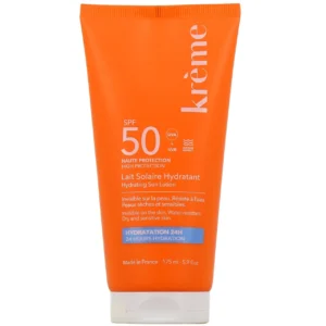 Krème Lait Solaire Hydratant SPF50 Corps Peaux Sèches et Sensibles Parfum Monoï 175 ml