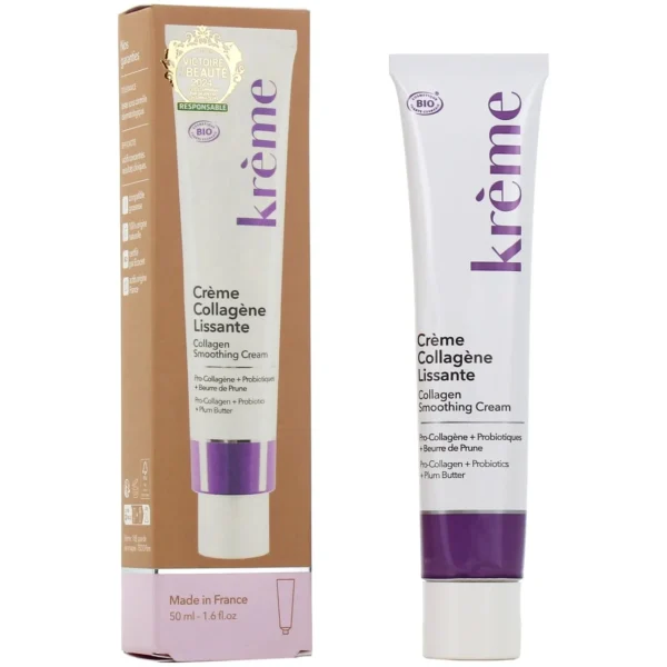 Krème Coffret Collagène Lissant Bio Crème Lissante et Deux Sérums Anti-Rides Offerts
