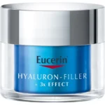 Eucerin Hyaluron-Filler + 3x Effect Soin de Nuit Booster d'Hydratation Gel-Crème 50 ml