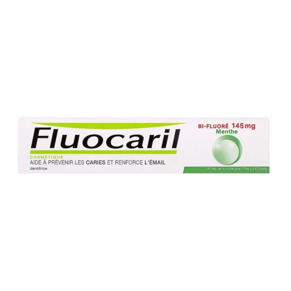 Fluocaril Bi-Fluoré 145 mg Pâte Dentifrice Menthe Prévention Caries 75 ml