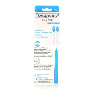 Parogencyl Gingi Pro Brosse à Dents à Tête Remplaçable Kit Souple