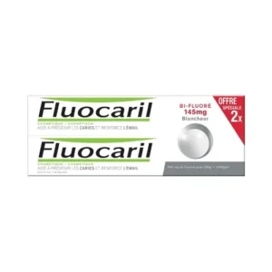 Fluocaril Bi-Fluoré 145 Dentifrice Blancheur Lot de 2 x 75 ml