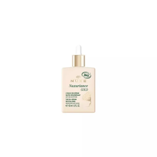 Nuxe Nuxuriance Gold Sérum Huile Nutri-Revitalisant Anti-Âge Absolu Peaux Sèches Bio 30 ml