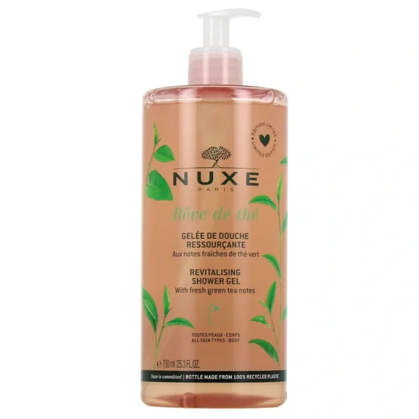 Nuxe Gelée de Douche Ressourçante, Rêve de Thé 750 ml