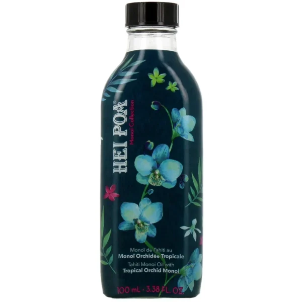 Hei Poa Monoï de Tahiti AO Orchidée Tropicale Huile Corps et Cheveux 100 ml