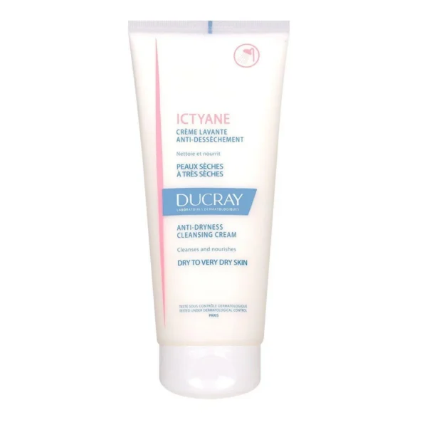 Ducray Ictyane Crème Lavante Douceur Anti-Dessèchement Visage et Corps 200 ml