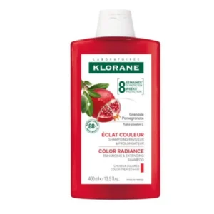 Klorane Shampooing Éclat Cheveux Colorés à la Grenade Sublimateur de Couleur 400 ml