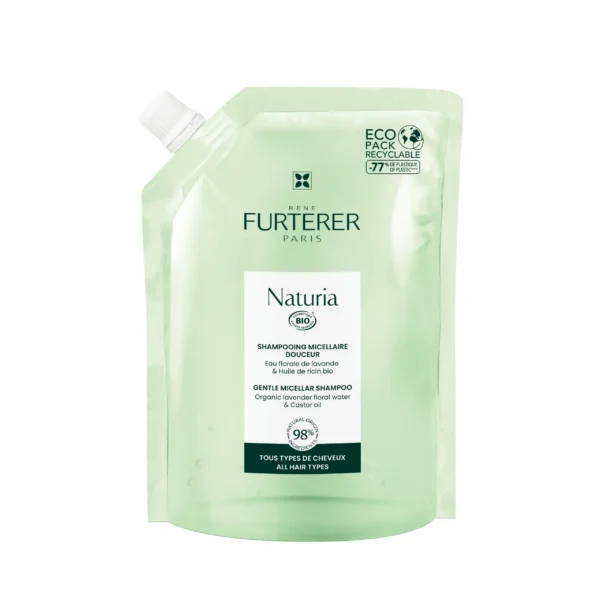 René Furterer Naturia Shampooing Micellaire Douceur Bio Usage Fréquent Éco-Recharge