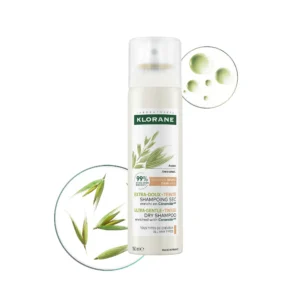 Klorane Shampooing Sec Extra-Doux Teinté à l'Avoine Cheveux Châtains à Bruns 150 ml