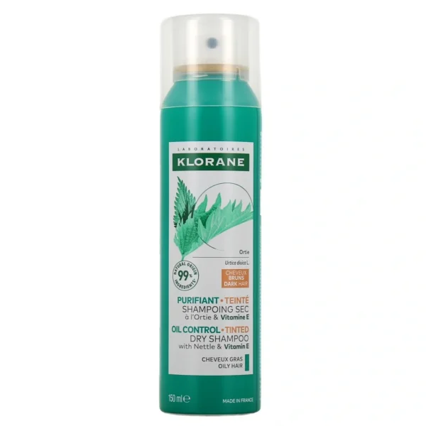 Shampoing sec à l'Ortie & Vitamine E - Teinté