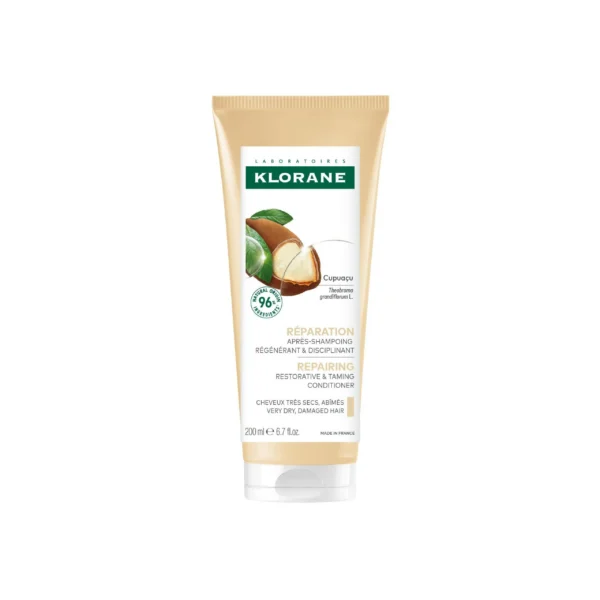 Klorane Baume Après-Shampooing Réparation au Cupuaçu Bio Cheveux Très Secs Abîmés 200 ml