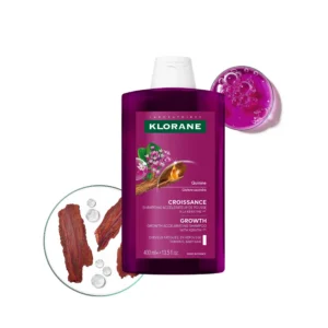 Klorane Shampooing Croissance Accélérateur de Pousse Quinine et Adénosine Grand Format 400 ml