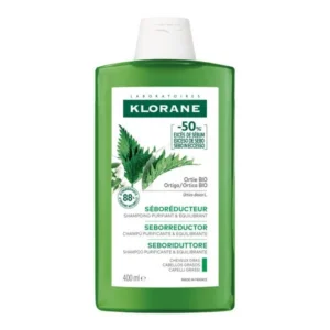 Klorane Shampooing Traitant Séborégulateur à l'Extrait d'Ortie 400 ml