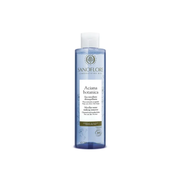 Sanoflore Aciana Botanica Eau Micellaire Démaquillante Bio Bleuet Toutes Peaux Sensibles 200 ml