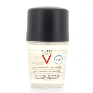 Vichy Homme Déodorant 48H anti-transpirant anti-traces protection chemise 50 ml