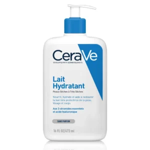 CeraVe Lait Hydratant Visage et Corps Peaux Sèches à Très Sèches 473 ml