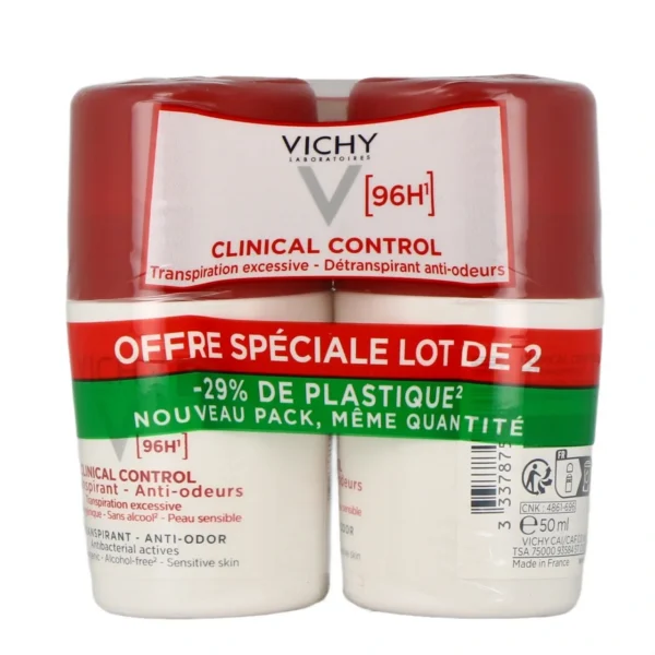 Lot*2X50ml Détranspirant anti-odeur 96h