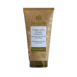 Sanoflore Aciana Botanica Crème Riche Hydratation 48h Bio Peaux Sensibles Visage et Contour des Yeux 50 ml