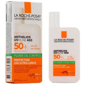 La Roche-Posay Anthelios UVMune 400 Oil Control Fluide Solaire SPF50+ Peaux Mixtes à Grasses