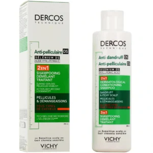 Dercos Shampoing Démêlant Traitant Anti-Pelliculaire Cuir Chevelu Sensible 390 ml