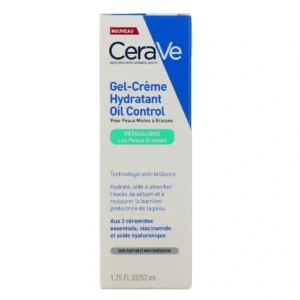 Gel-Crème Hydratant Oil Control Peaux Mixtes à Grasses 52 ml
