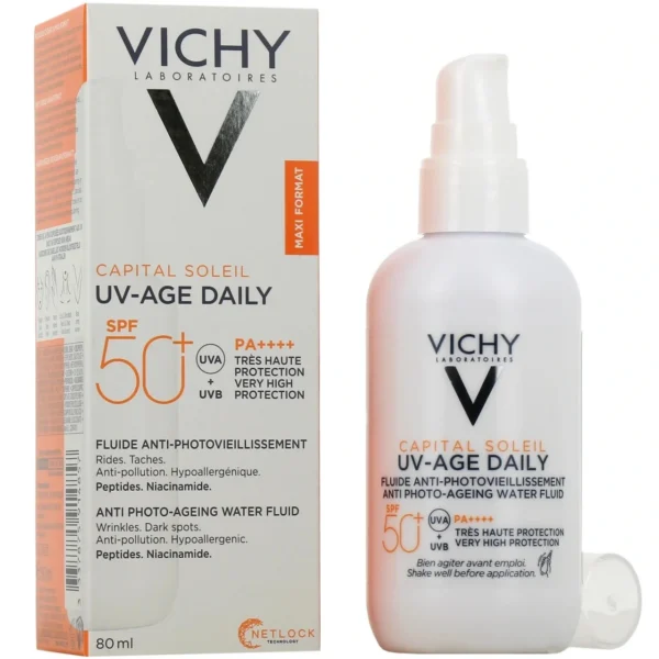 Capital Soleil UV-Age Daily Pigment Fluide Anti-Photovieillissement Teinté SPF50+ 40 ml - Teinte : Médium