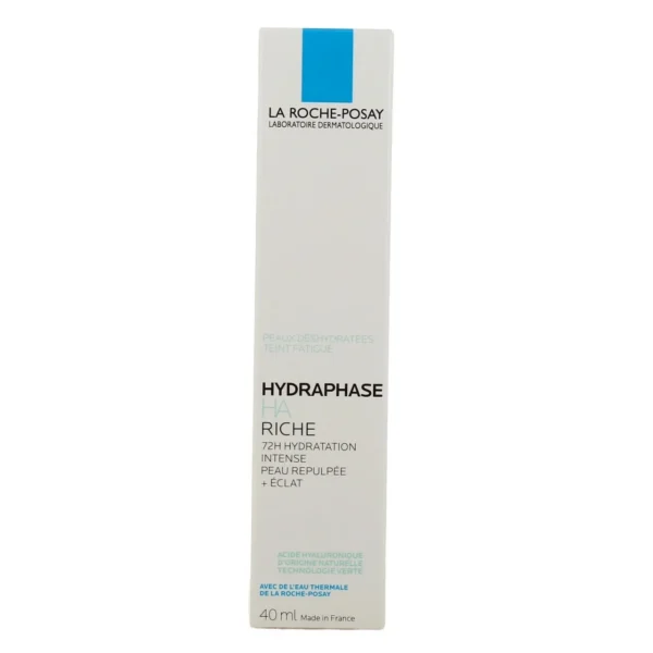 La Roche-Posay Hydraphase Crème Hydratante HA Riche 40ml