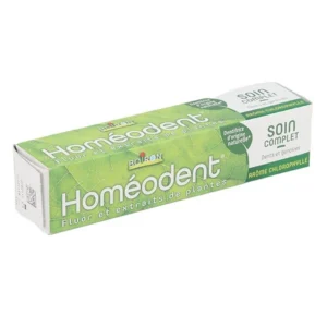 Boiron Homéodent Soin Complet Dents et Gencives Dentifrice Bi-Fluoré Chlorophylle 75 ml