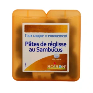 Sambucus Pâtes à sucer Adjuvant au traitement de la toux Boiron - 70g